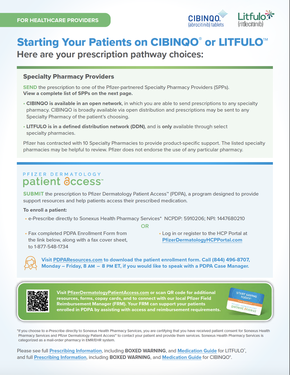 Pfizer Dermatology Patient Access™ HCP Portal Guide