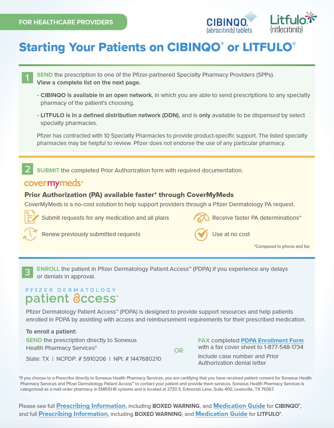 Pfizer Dermatology Patient Access™ HCP Portal Guide